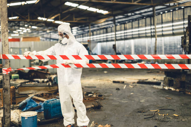 Professional Trauma Scene Cleanup technician working in Florence, SC